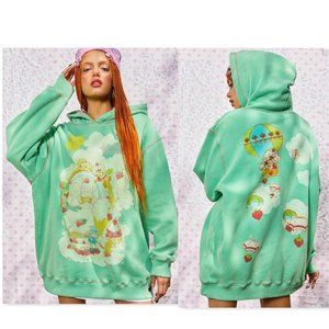Dolls Kill x Strawberry Shortcake Cooking Up Fun Oversized Hoodie Sweatshirt SM